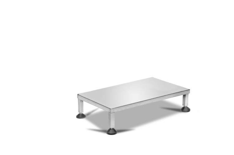 370100 one step footboard in stainless steel 