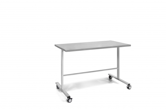 Instrument table, stainless steel.