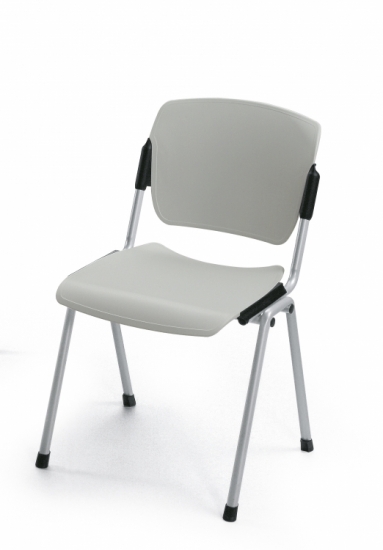 Stackable CHAIR with seat and back made of fire-resistant...