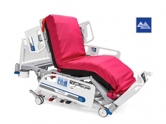 Bed for Intensive care units with weighing system.